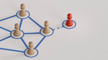 Çevrimiçi ve birbirleriyle iletişim halindeler. İnsanlar arasındaki sosyal bağlantılar. Ekip lideriyle ya da grubun yeni üyesiyle takım iletişimi.