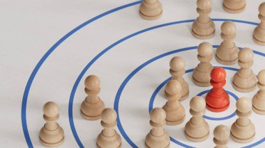 Bir pusula, bir yeteneğin ya da en iyi adayın yönünü gösteriyor. Personel ya da asker alımı kavramı. C4D üretimi ve üretimi, yapay zeka değil..