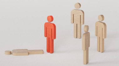 İki şirket ve bir işletme arasındaki anlaşmazlık, mavi ve kırmızılı liderlerin rekabeti bir grup beyaz çalışanın rekabet etmesine yol açıyor..