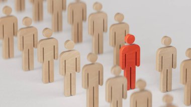 Kalabalıktan uzak dur. Bireysellik, özgünlük ve benzersizlik. C4D 'de üretilmiş ve üretilmiş, yapay zeka değil..