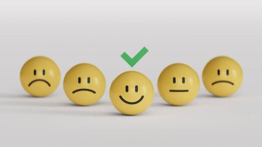 Sarı bloklar masaya konur ve müşteri hizmetleri en iyi iş derecelendirme deneyimidir. Memnuniyet anketi kavramı. İnternet 'te zıplama hizmeti ve ev teslimatı sunuyor.