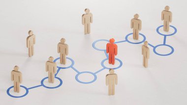 Kavramsal labirentin 3 boyutlu çizimi. A ve B noktaları arasındaki kısayol ya da beyaz arkaplanda en kısa yol 3D gösterimi.