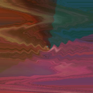 Noktalı, gradyan, bulanık, noktalı ve rüzgarlı soyut tasarım güzel duvarın üzerinde asılı duruyor.