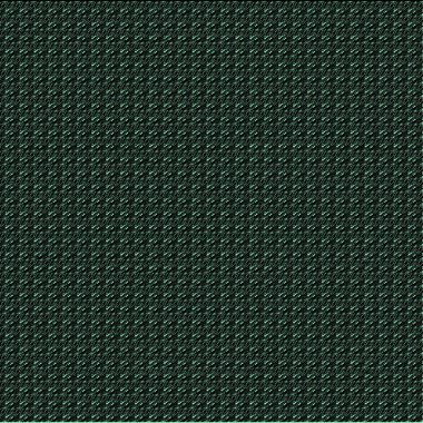 Siyah, yeşil ve beyaz elementli vektörsüz desen.