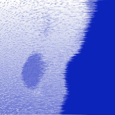 Beyaz bir arkaplanda mavi boya sıçraması