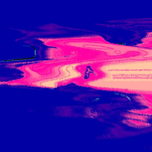 Квадратні Блокові Вітряні Градієнтні Неясні Піксельні Глибоко Рожеві Індиго Темно — стокове фото