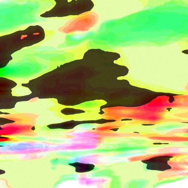 Alkol mürekkebini andıran rahatlatıcı fırça darbelerinin modern resmi. Poster, duvar sanatı, afiş, kart, kitap için pastel renkli suluboya resim