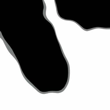 siyah vektör çizimi, siyah ve beyaz arkaplan