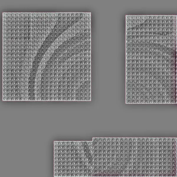 Duvarın pürüzsüz dokusunun 3 boyutlu çizimi