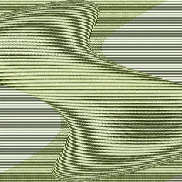 Gröna Abstrakta Linjer Generativ Konst Bakgrund Illustration — Stockfoto