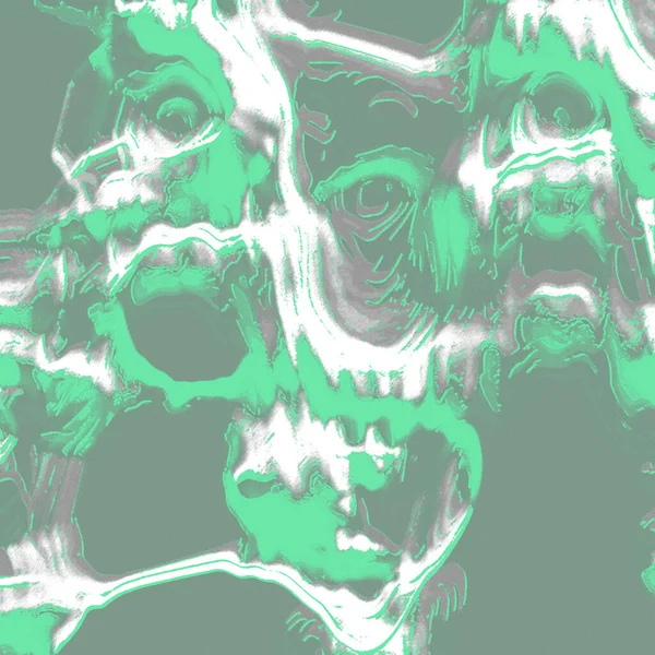 Ostrá Vlnitá Gradient Tečkovaná Foukaná Rozmazaná Vícebarevná Textura Vznášející Nad — Stock fotografie
