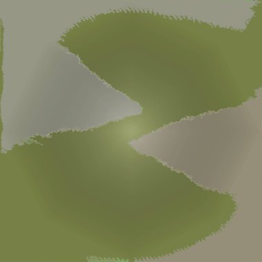 Pc tartışması, keskin tıkanıklık, esintili, eğimli, bulanık ve dalgalı koyu zeytin yeşili, gri ve pembe şekiller düz zeminde