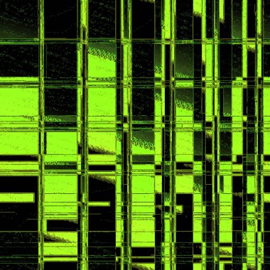 Protesto Sandviçi, Güzel bulanık, eğimli ve dalgalı koyu zeytin yeşili, yeşil sarı ve siyah çizimler 