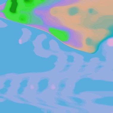 Çemberler nitelikli, parçalanmış bloklar, dalgalı, rüzgarlı, eğimli ve bulanık renkli boyalar düz zemin üzerinde asılı duruyor