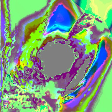 Görsel Yargı Ayinleri, Atomik Atom Atomik, Bulanık, Eğik ve Renkli Boya 
