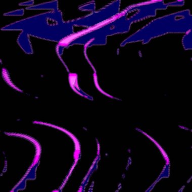 Arkansas Parıltısı, belirsiz ve gradyan çok renkli şekiller 