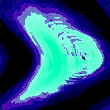 Kaynayan Uzaktan kumanda, Artsy gradyan, pixelate, sallanan ve sisli çok renkli arka plan masum zemin üzerinde süzülüyor