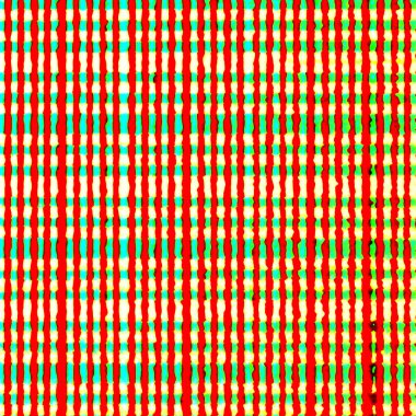 Harcama Flaşı, Çemberler atom benzeri, sisli, gradyan ve noktalı çok renkli desenler düz zeminde