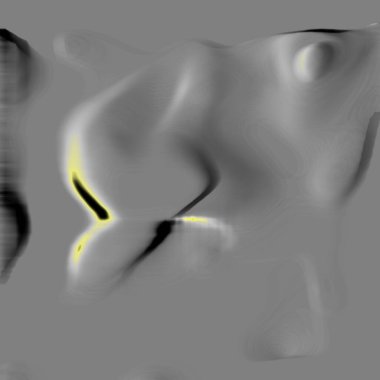 Eskiden kabartmalı, kabartmalı, rüzgarlı ve bulanık gri ve bronzlaşmış desenler vardı.