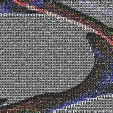 NW Bitki örtüsü, toplar atom benzeri, sisli, gradyan, pixelate, fayanslar ve kabartmalı gri, ateş tuğlası ve asil mavi doku. 