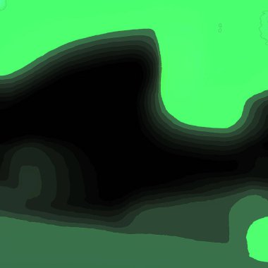 Lg Freeway, Scene pixelate, gradient, blurry and shaky spring green, dark slate gray and aquamarine shapes of various sizes 