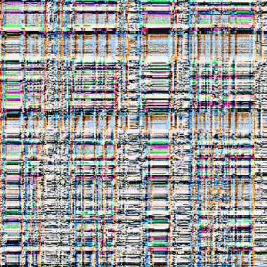 Freshly Examiner, Display blurry and embossed colorful shapes of various sizes 