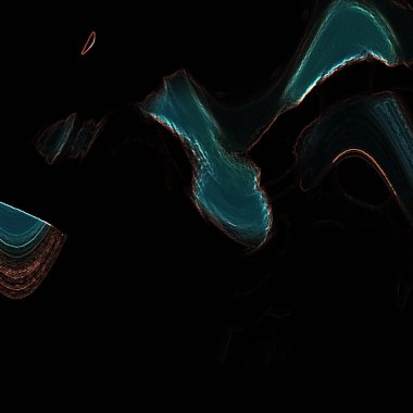 fantezi kaotik renkli fraktal desen. Soyut fraktal şekiller. 3d resimleme arkaplanı veya duvar kağıdı oluşturuluyor.