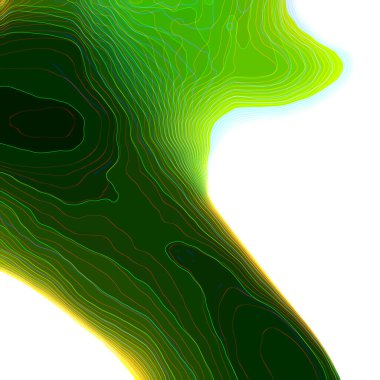 dalga şeklinde yeşil arkaplan