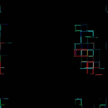renkli gradyan geometrik modern desen