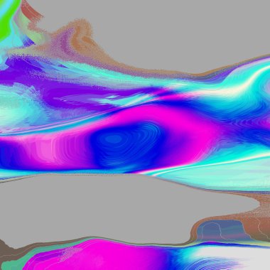 fantezi kaotik renkli fraktal desen. Soyut fraktal şekiller. 3d resimleme arkaplanı veya duvar kağıdı oluşturuluyor.