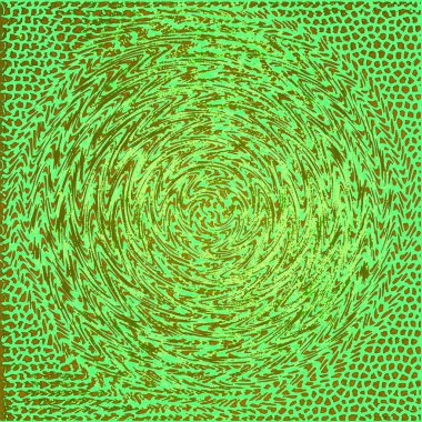 Çemberli soyut yeşil arkaplan.