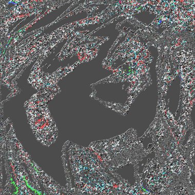 fantezi kaotik renkli fraktal desen. Soyut fraktal şekiller. 3d resimleme arkaplanı veya duvar kağıdı oluşturuluyor.