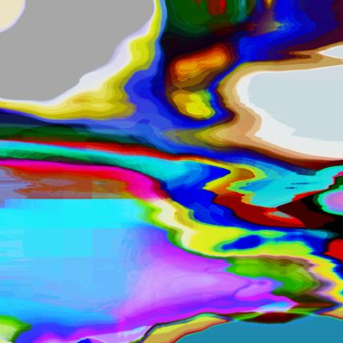 Modern sanat. Renkli çağdaş sanat eserleri. Renkli boya darbeleri. Soyut arkaplanda fırça darbeleri. fırça boyası.