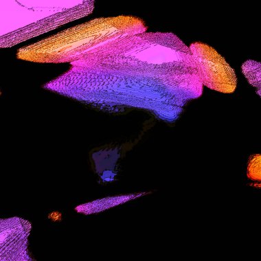 suluboya ile vahşi doğada yaratıcı soyut desen