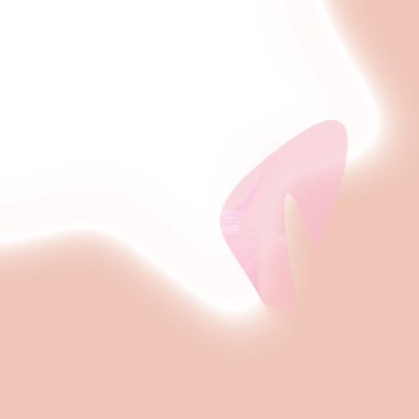 soyut pembe ve beyaz arkaplan, 3 boyutlu çizim, illüstrasyon