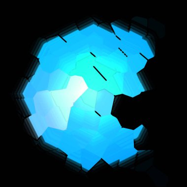 Çizgiler ve noktalar ile renkli soyut arkaplan