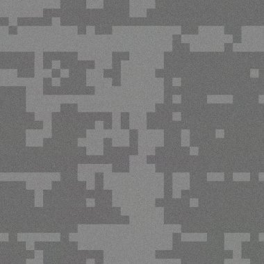 Siyah arkaplanı olan dijital bir kamuflaj deseni