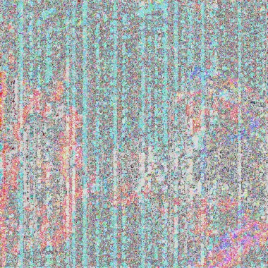 Rengi çok az olan bir televizyon ekranı