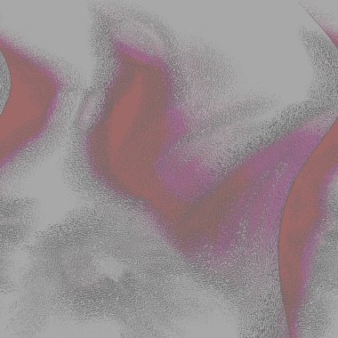 Bir kadının kırmızı ve beyaz soyut tablosu