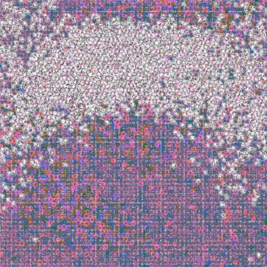 Pembe arka planı olan bir ağaç mozaiği.