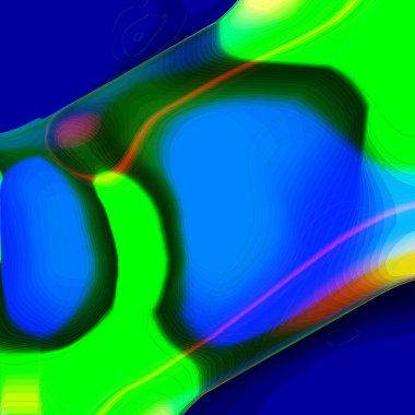 mavi arkaplanı olan renkli soyut bir arkaplan