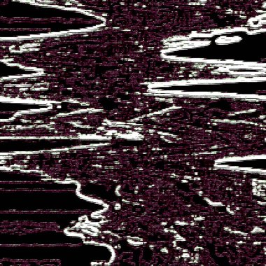 Bir nehrin siyah beyaz fotoğrafı.