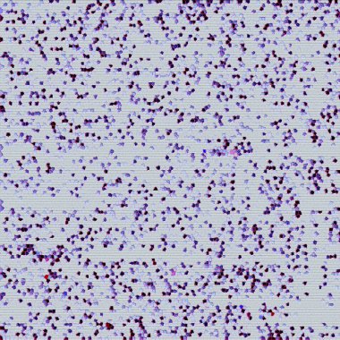 Mavi arkaplanda bir sürü nokta