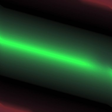 Kırmızı bir yüzey üzerinde yeşil bir sıvı tüp