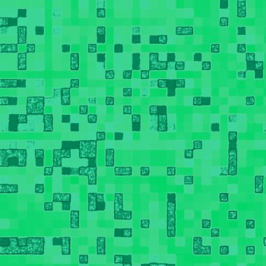 Kare ve dikdörtgenli yeşil bir arkaplan
