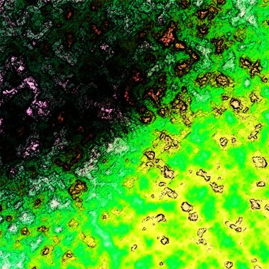 köpük desenli yeşil ve siyah bir arkaplan