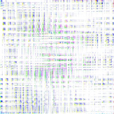 Bir sürü satırı olan bir bilgisayar ekranı