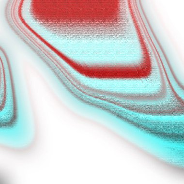 Beyaz arka planı olan kırmızı ve mavi sıvı bir madde.