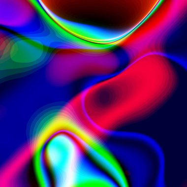 eğri dizaynlı renkli ve soyut bir arkaplan