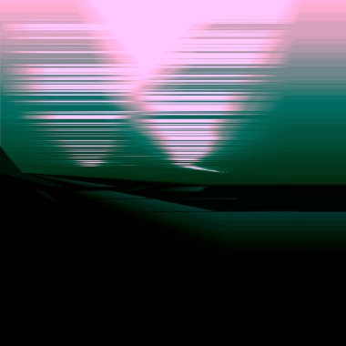 Kalp şeklinde penceresi olan otoyolda giden bir araba.